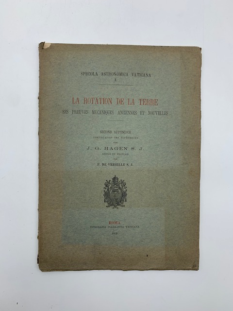 La rotation de la terre ses preuves mecaniques ancienne et nouvelles. Second appendice
